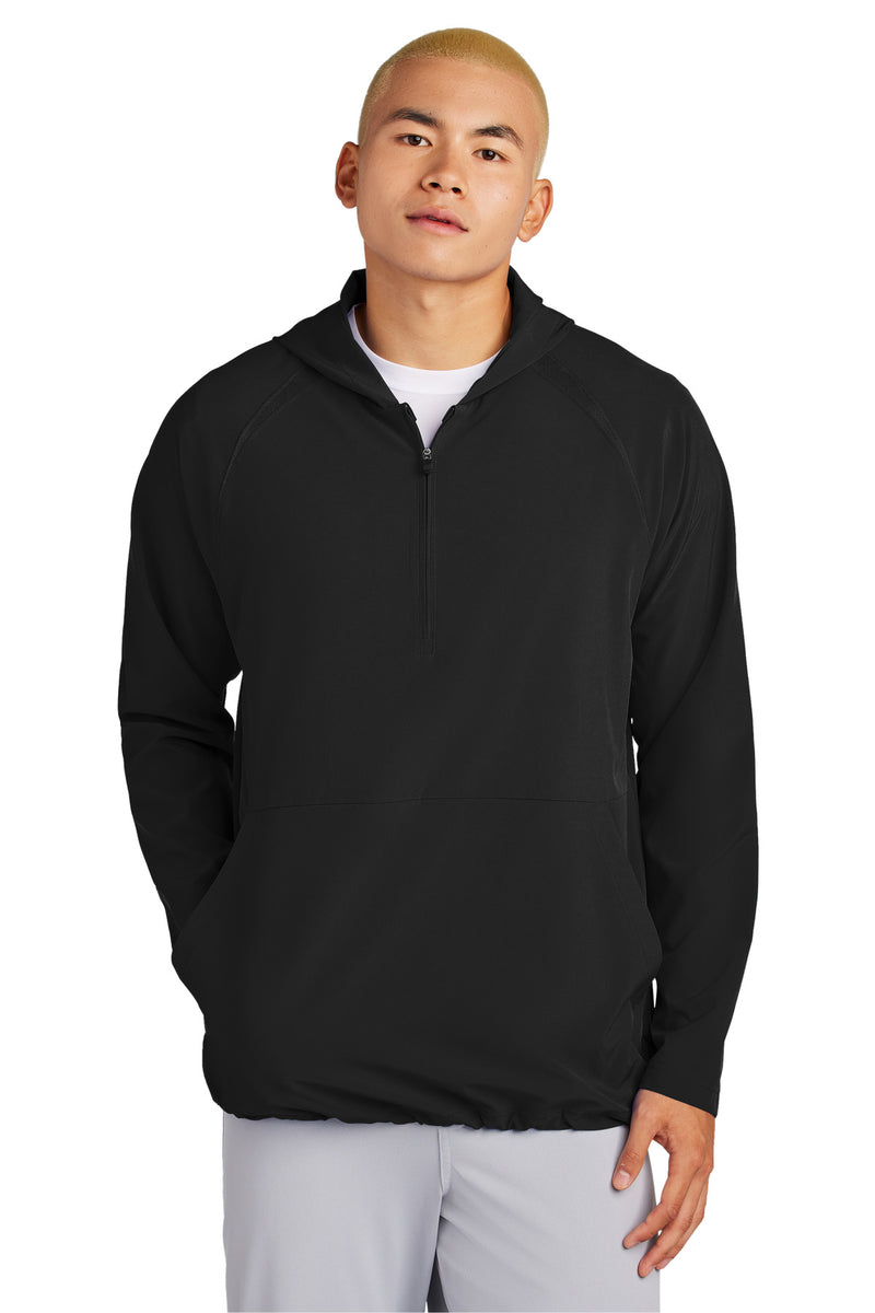 DRIEQUIP Repeat 1/2-Zip Long Sleeve Hooded Jacket