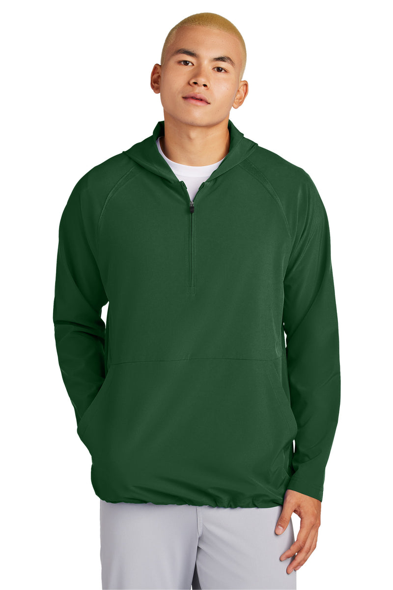 DRIEQUIP Repeat 1/2-Zip Long Sleeve Hooded Jacket