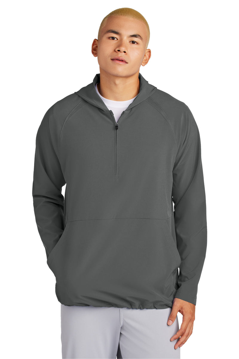 DRIEQUIP Repeat 1/2-Zip Long Sleeve Hooded Jacket