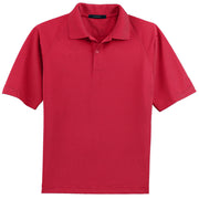 UV Resistant Honeycomb Texture Polo in Red – bold and vibrant for a confident appearance.
