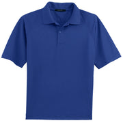 UV Resistant Honeycomb Texture Polo in Royal – regal and rich, perfect for a standout look.