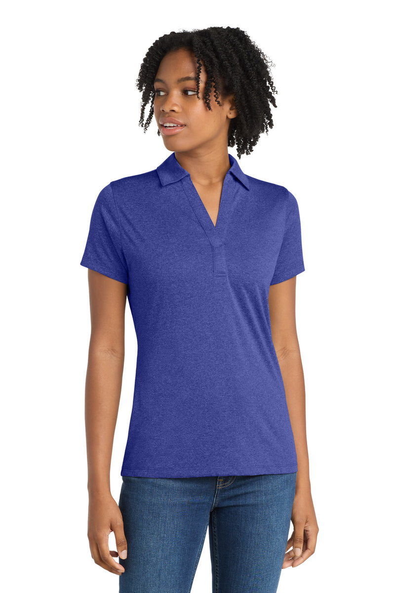 DRIEQUIP Women's Heather Contender Polo L