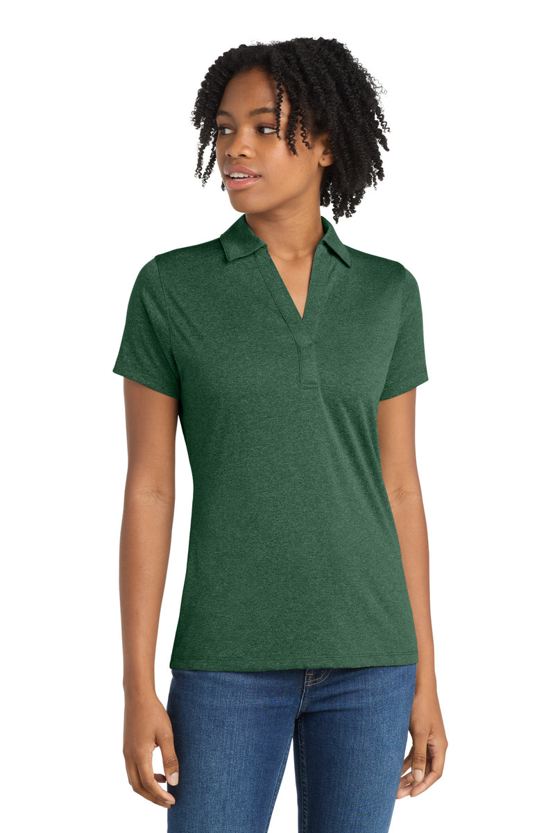 DRIEQUIP Women's Heather Contender Polo L