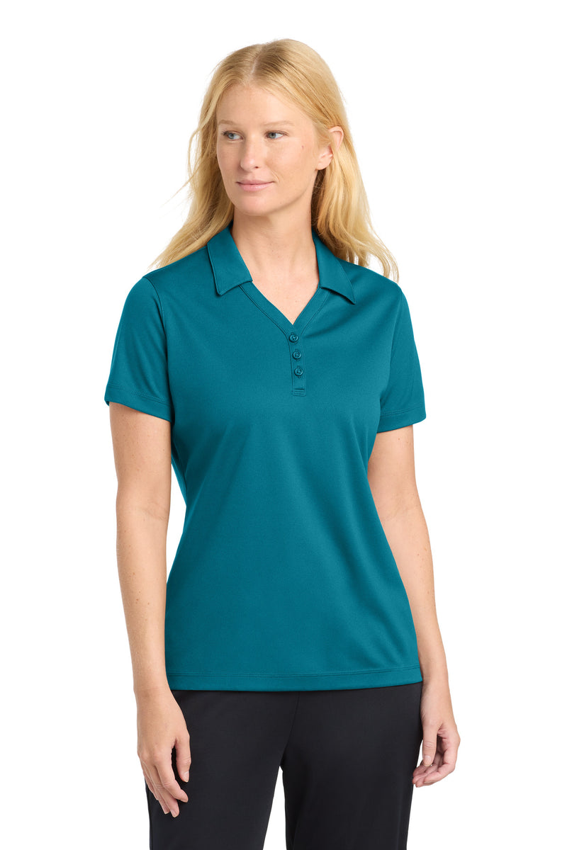 DRIEQUIP Women's Moisture Wicking Micro-Mesh Polo L