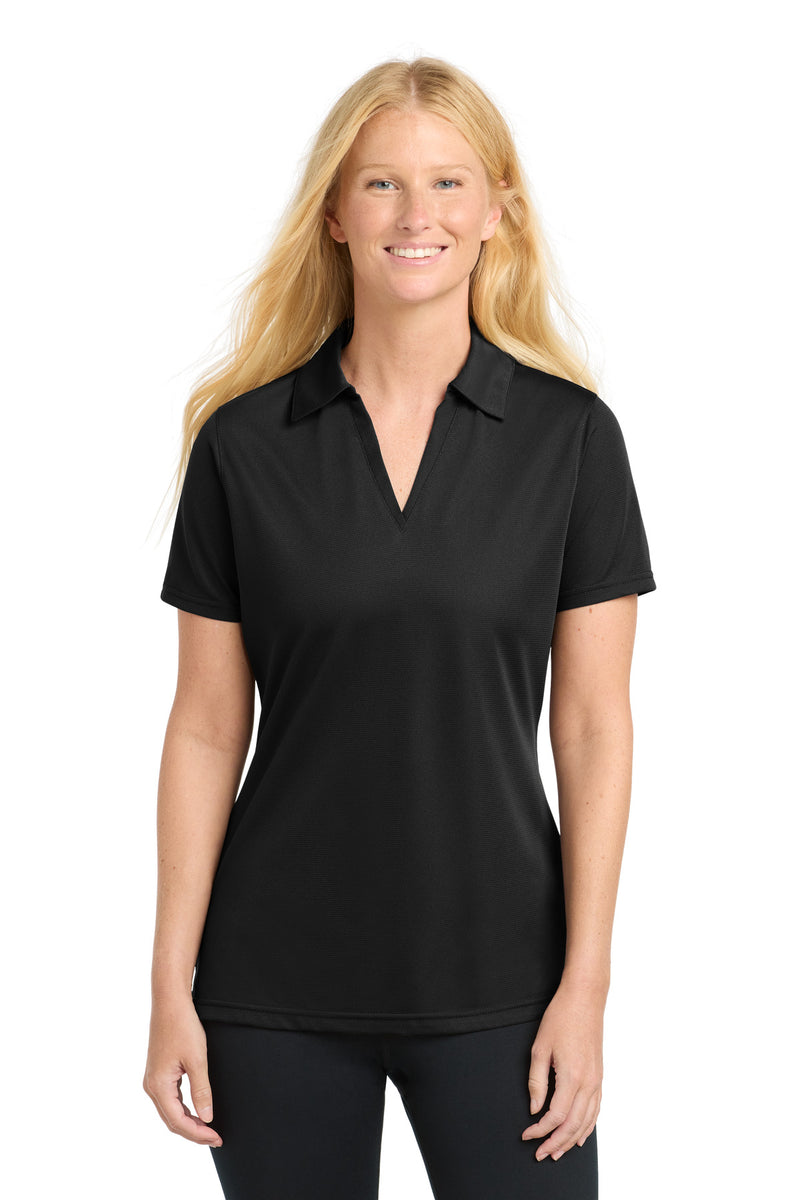DRIEQUIP Women's Moisture Wicking Active Textured Polo L