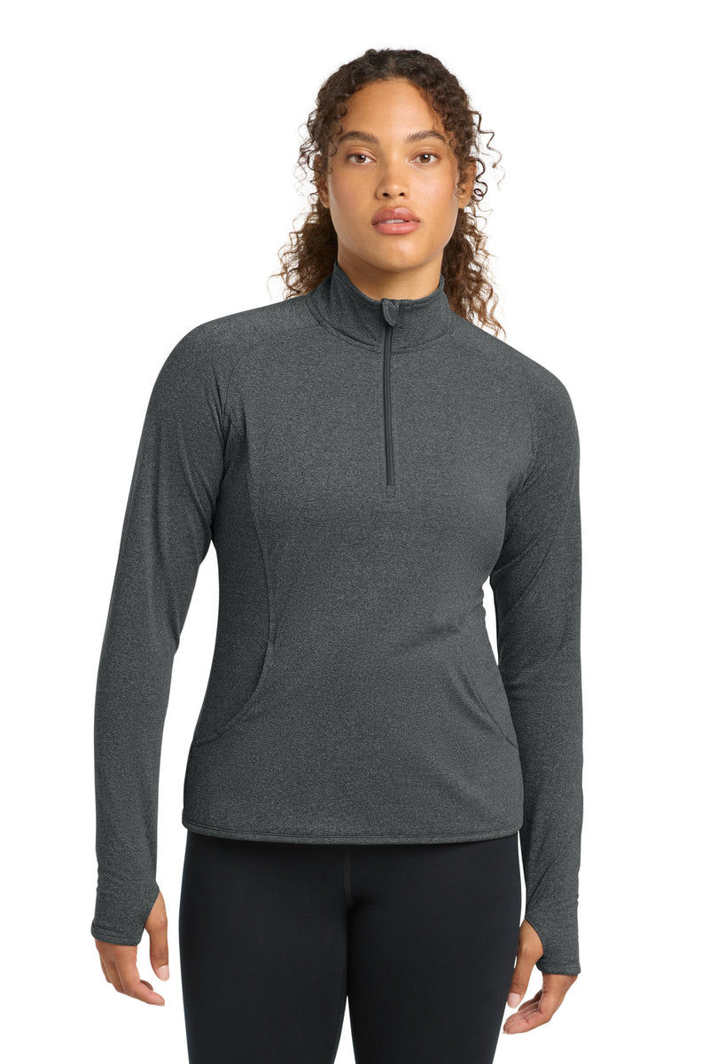 DRIEQUIP Women's Stretch 1/4-Zip Pullover with Thumbholes