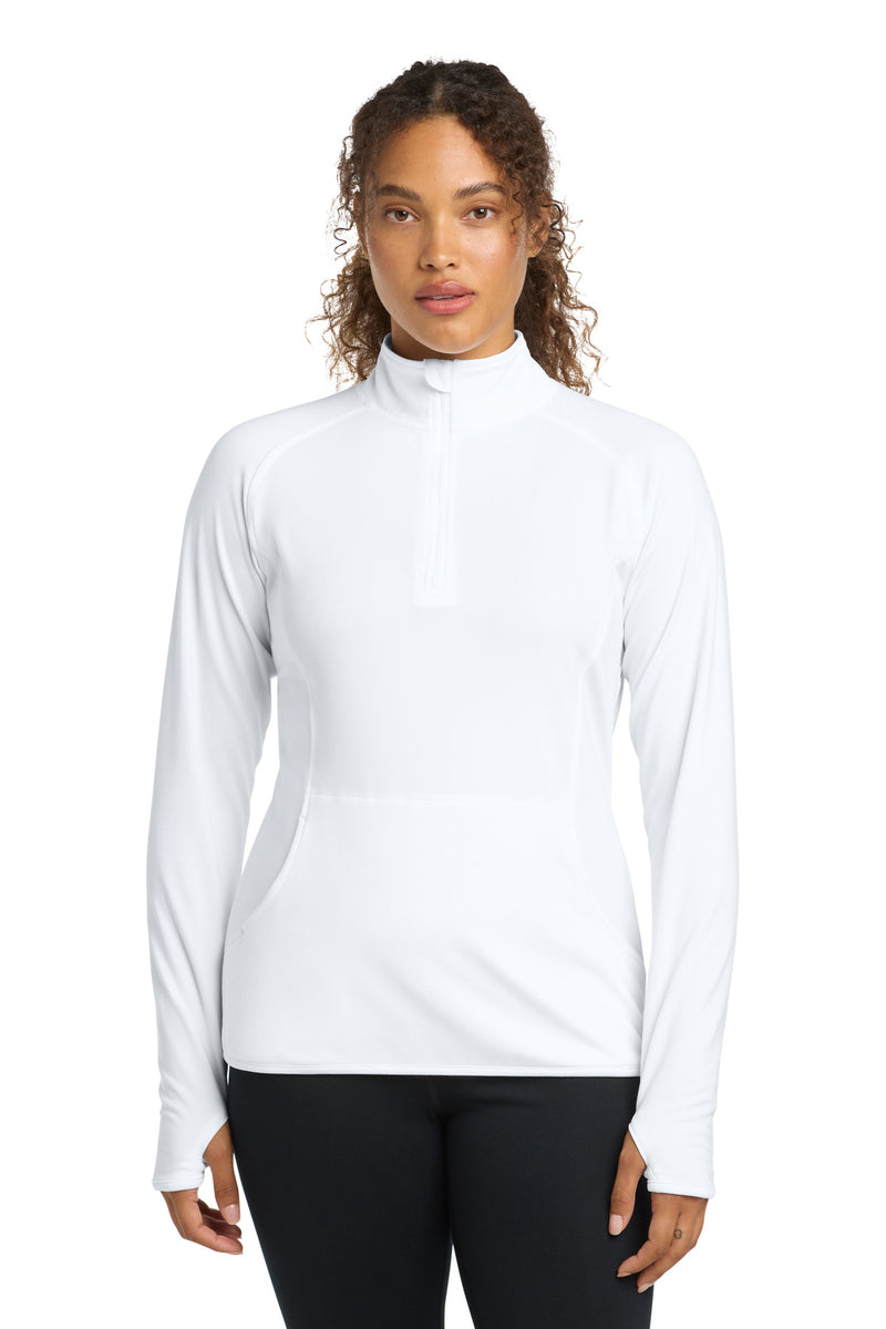 DRIEQUIP Women's Stretch 1/4-Zip Pullover with Thumbholes
