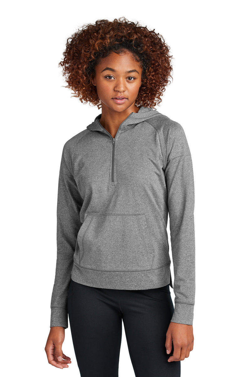 DRIEQUIP Women's Stretch 1/2-Zip Hoodie with Moisture-Wicking Performance