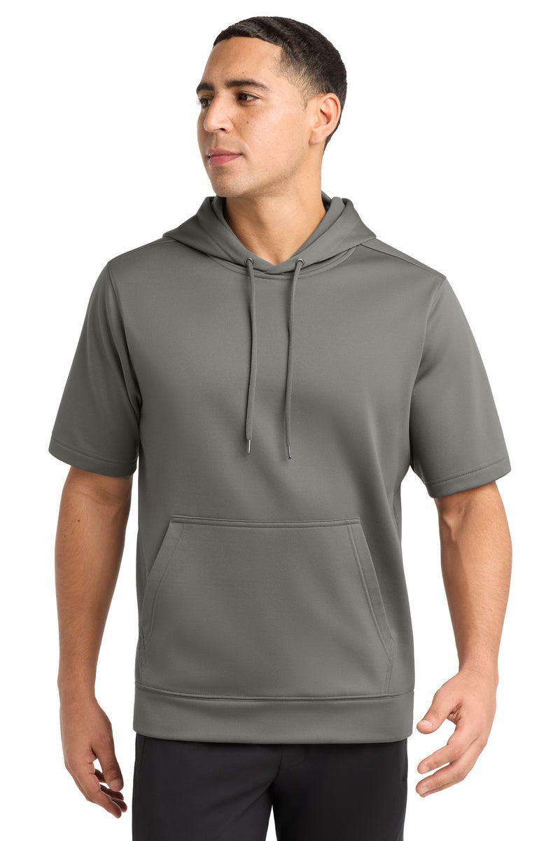 DRIEQUIP Sport-Wick ® Fleece Short Sleeve Hooded Pullover