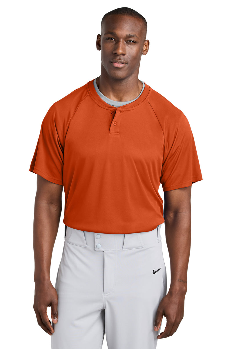 DRIEQUIP Moisture Wicking Athletic -Button Henley