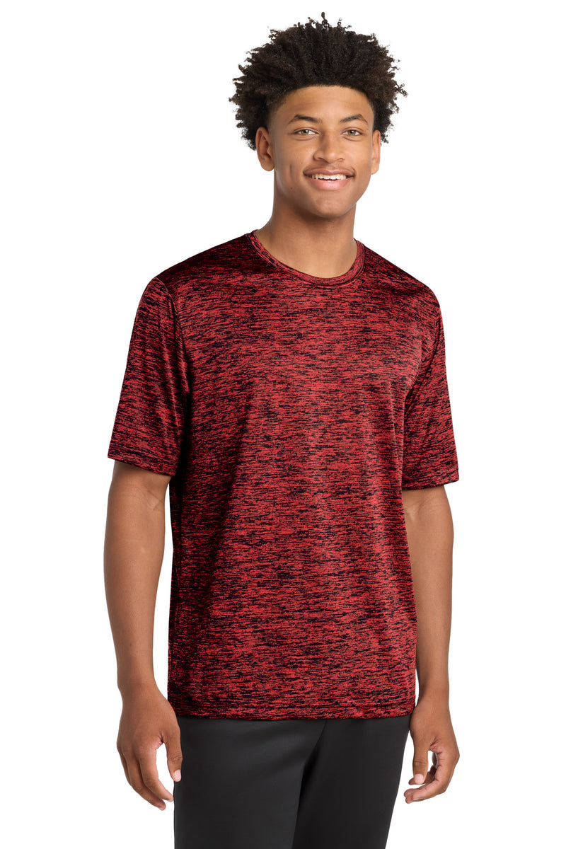DRIEQUIP Electric Heather Tee with Moisture-Wicking Technology