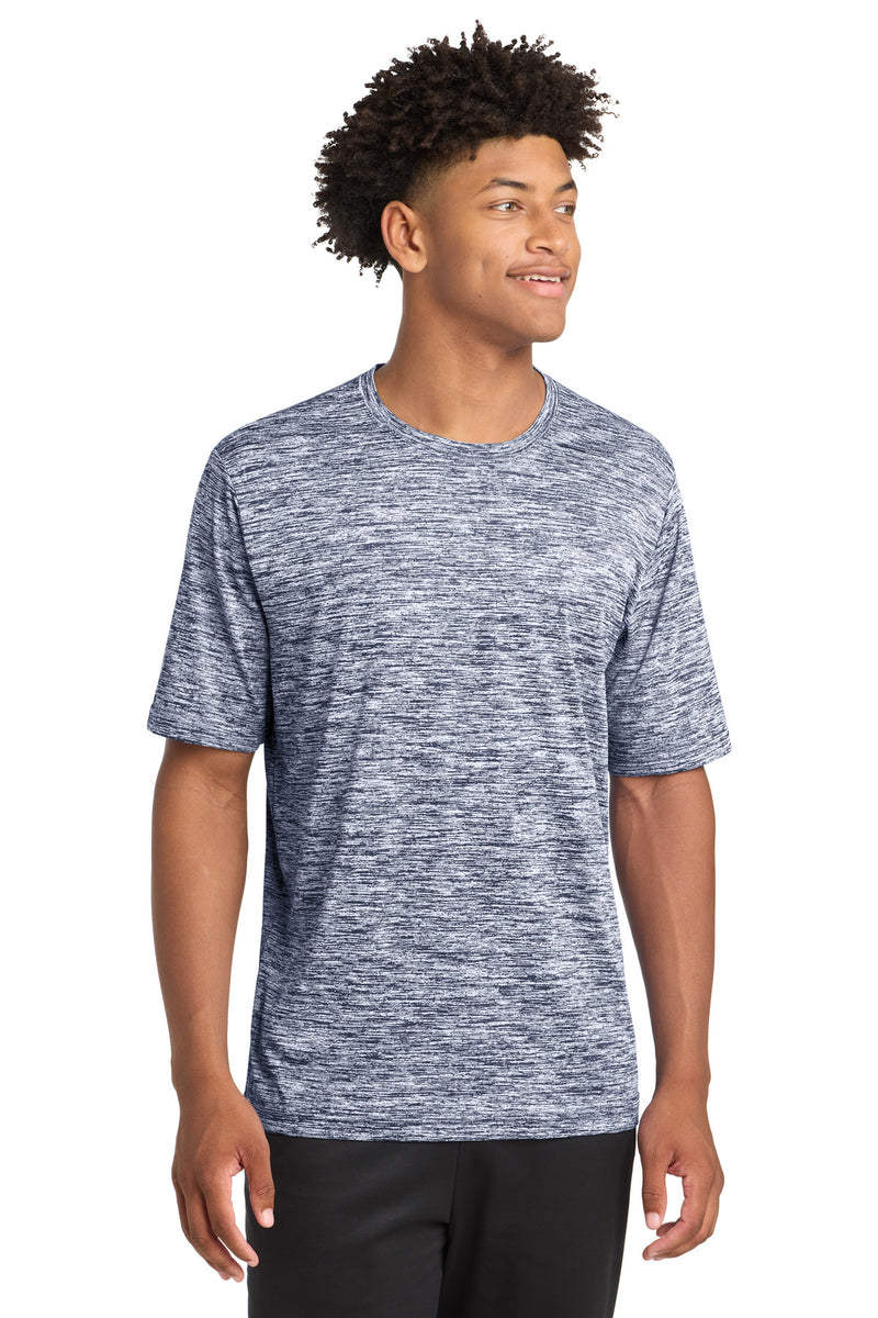 DRIEQUIP Electric Heather Tee with Moisture-Wicking Technology