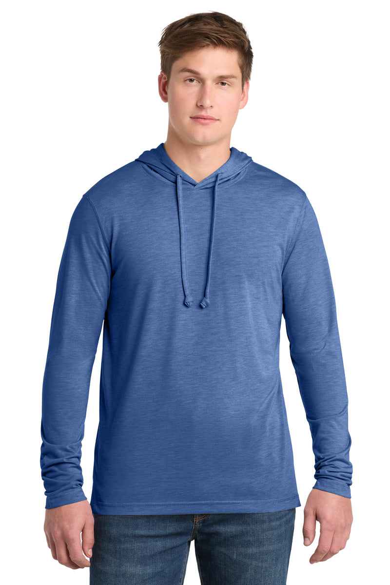 DRIEQUIP Tri-Blend Long Sleeve Hoodie with Moisture-Wicking Performance