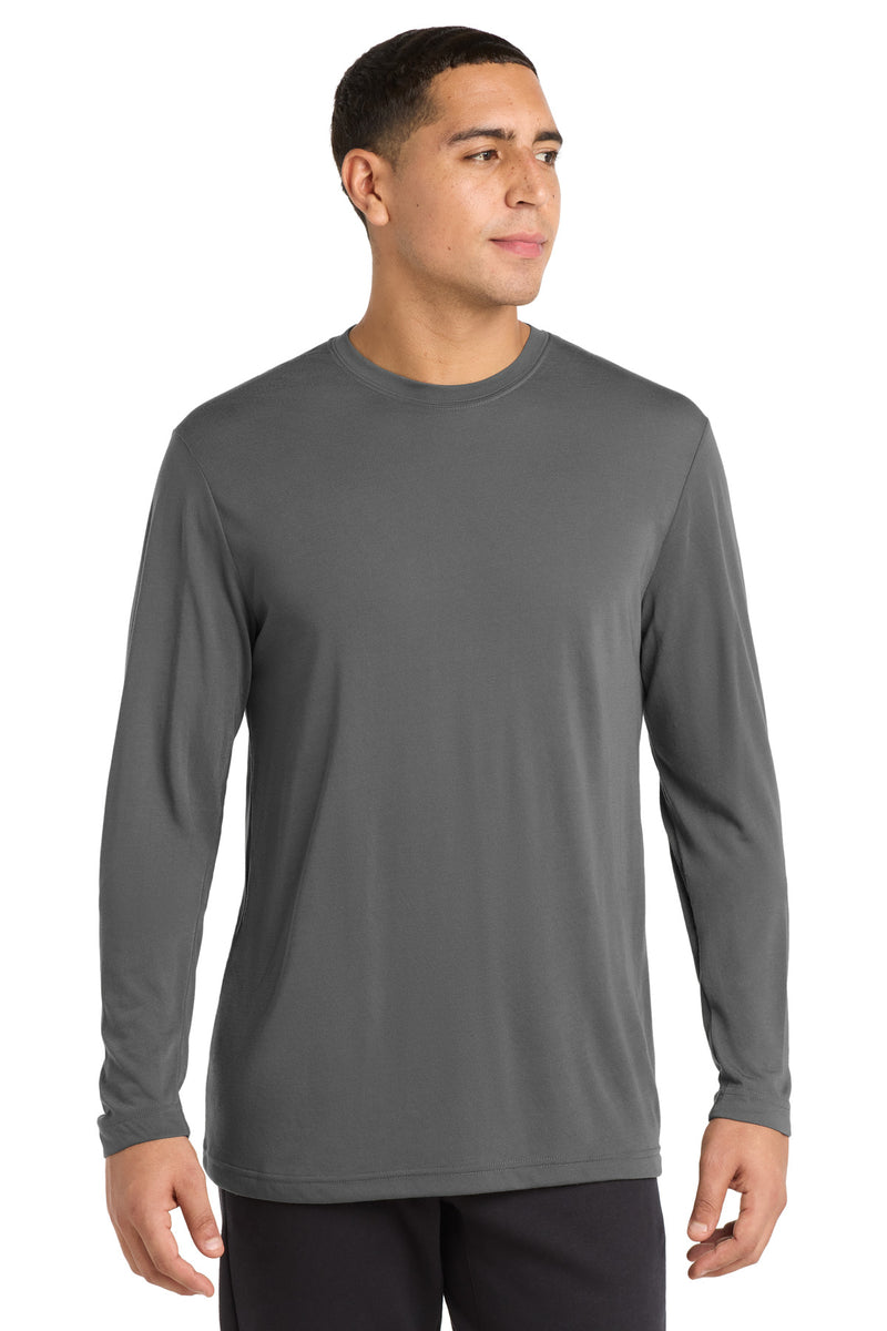 DRIEQUIP Cotton Touch Long Sleeve Tee with Color-Lock Technology