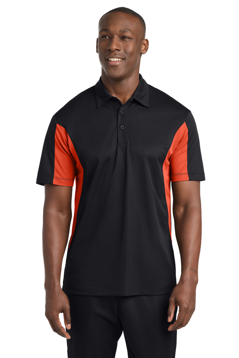DRIEQUIP Tall Side Blocked Micropique Sport-Wick ® Polo T