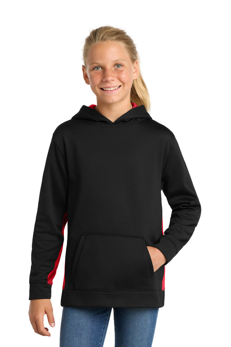 DRIEQUIP Youth Sport-Wick ® Fleece Colorblock Hooded Pullover Y