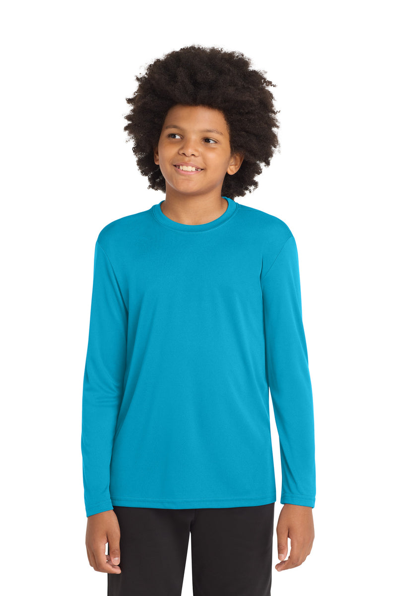 DRIEQUIP Youth Long Sleeve Moisture Wicking Athletic Tee