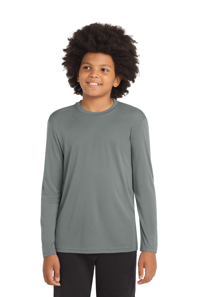 DRIEQUIP Youth Long Sleeve Moisture Wicking Athletic Tee