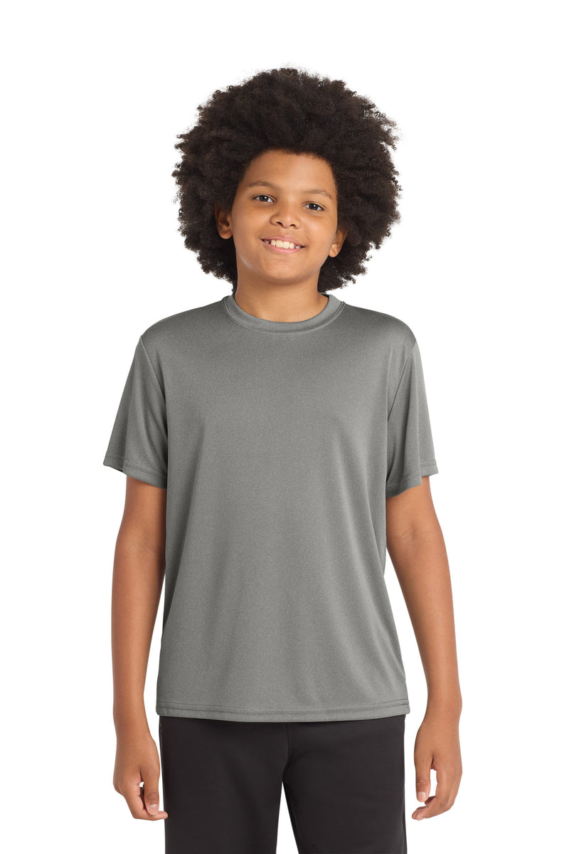 DRIEQUIP Youth Moisture Wicking Athletic Tee with Fade-Resistant Technology