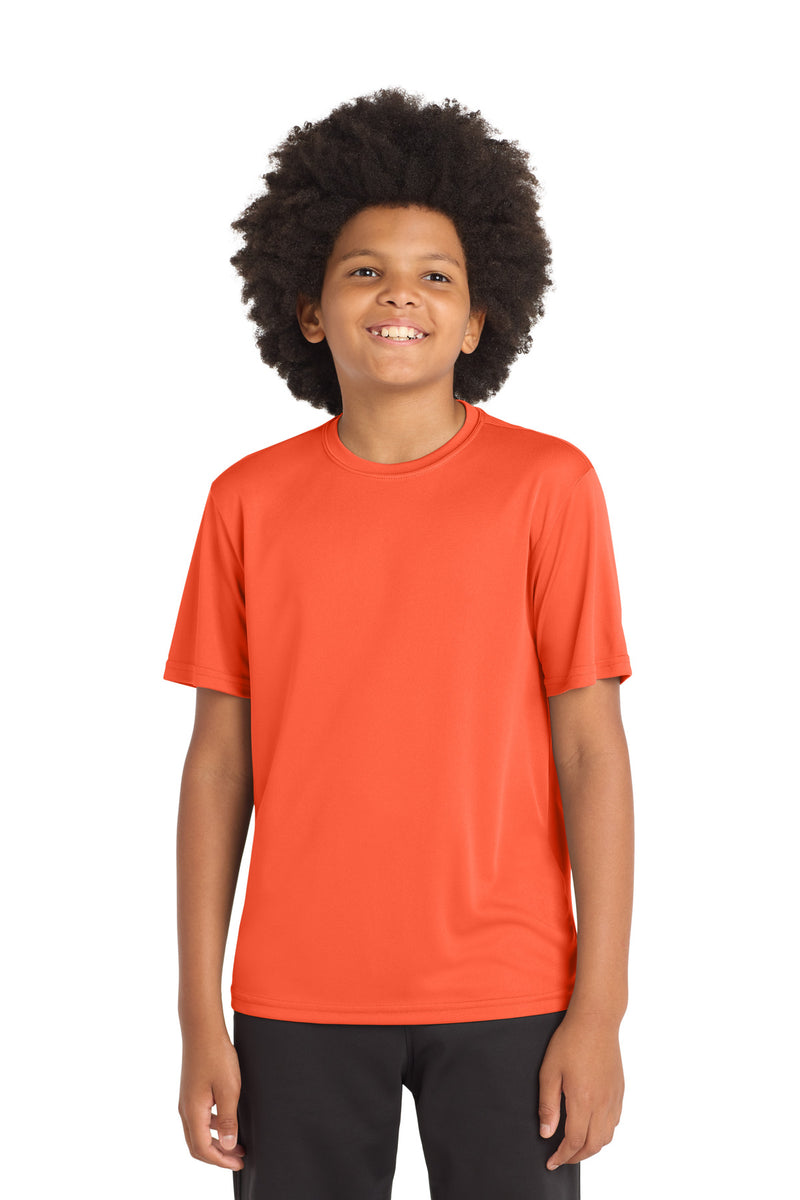 DRIEQUIP Youth Moisture Wicking Athletic Tee with Fade-Resistant Technology