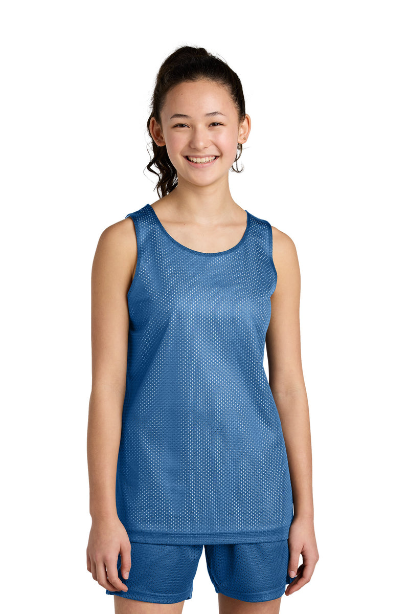 DRIEQUIP Youth Reversible Mesh Tank with Color-Lock Technology
