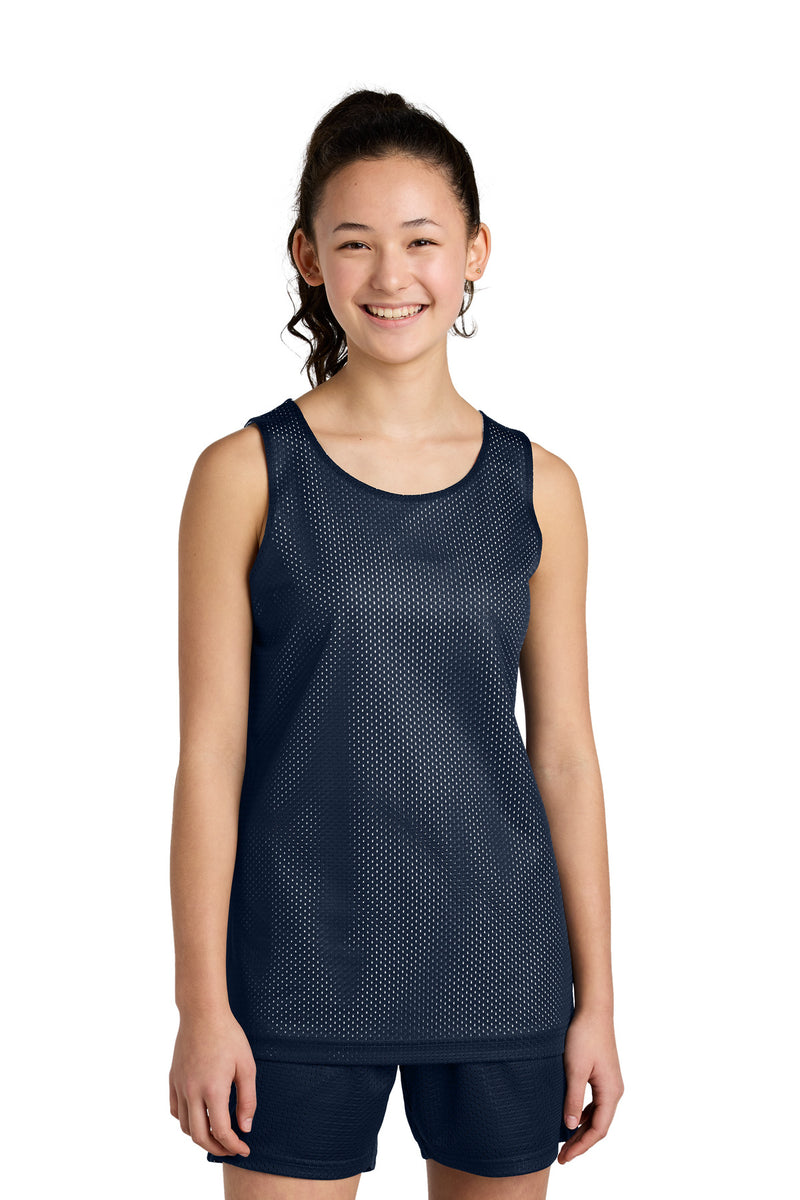 DRIEQUIP Youth Reversible Mesh Tank with Color-Lock Technology