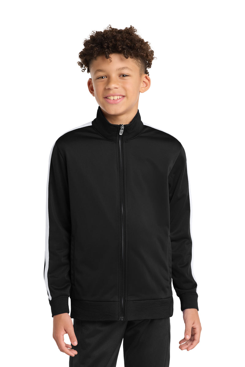 DRIEQUIP Youth Tricot Sleeve Stripe Track Jacket