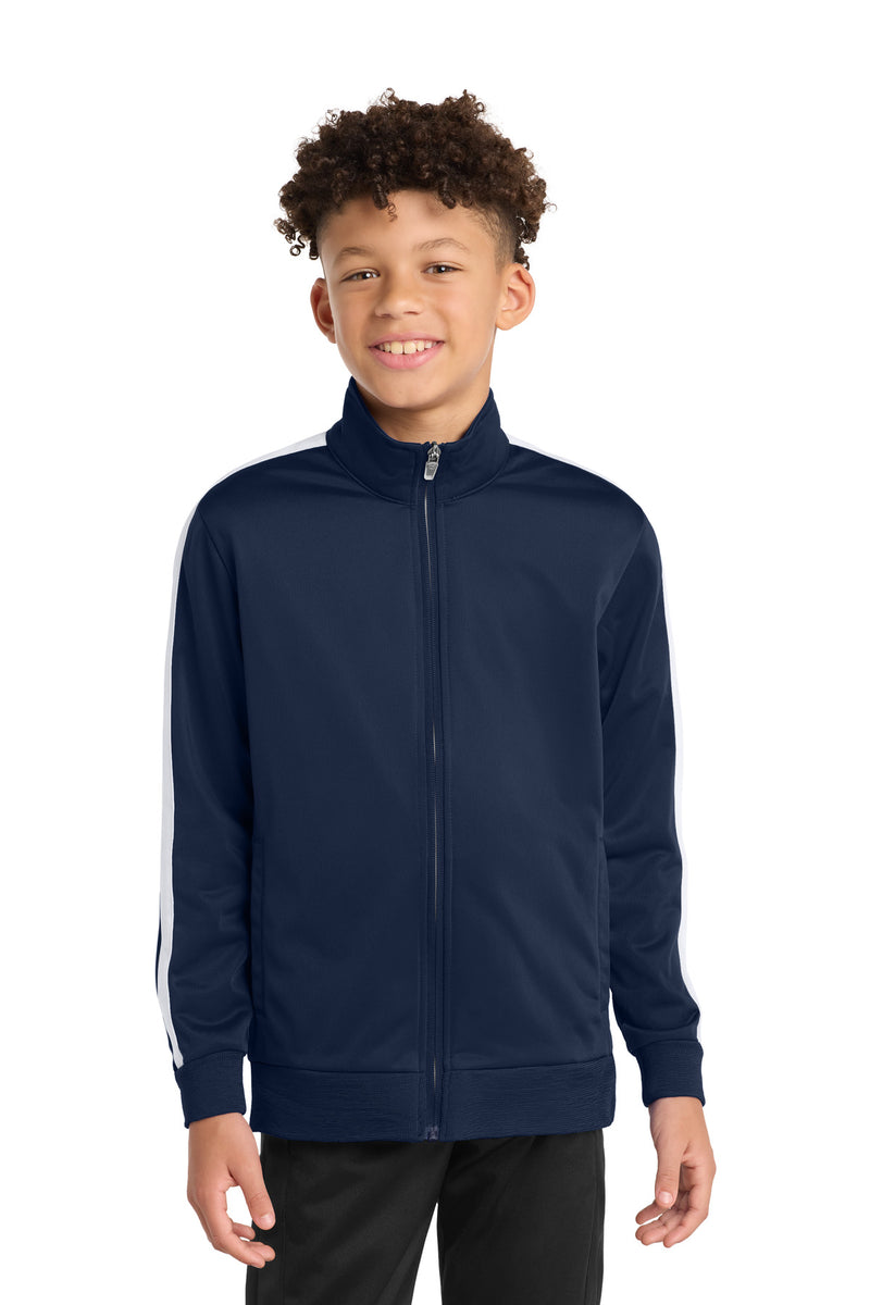 DRIEQUIP Youth Tricot Sleeve Stripe Track Jacket