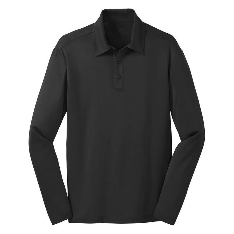 DRIEQUIP Moisture Wicking Long Sleeve Polo
