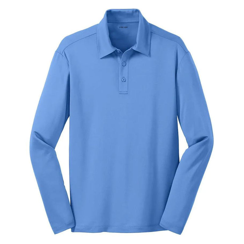 DRIEQUIP Moisture Wicking Long Sleeve Polo