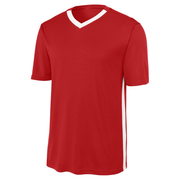 Deep Red/White Alliance V-Neck