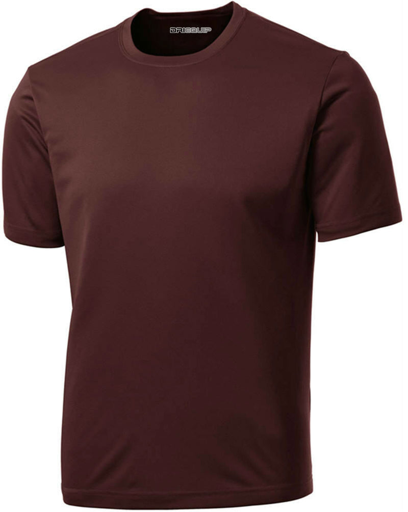 DRIEQUIP Men's Short Sleeve Moisture Wicking Athletic T-Shirts | XS-XL