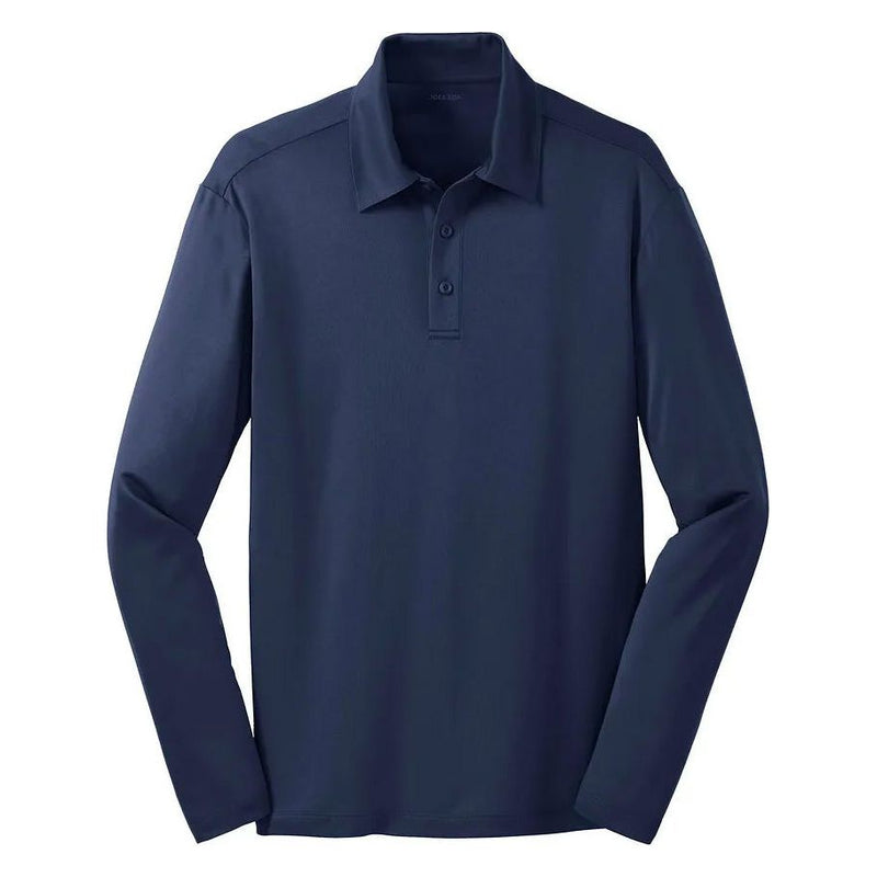 DRIEQUIP Moisture Wicking Long Sleeve Polo