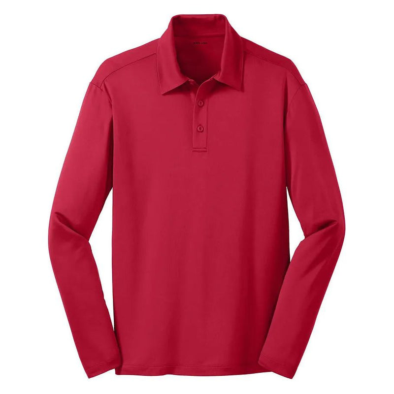 DRIEQUIP Moisture Wicking Long Sleeve Polo