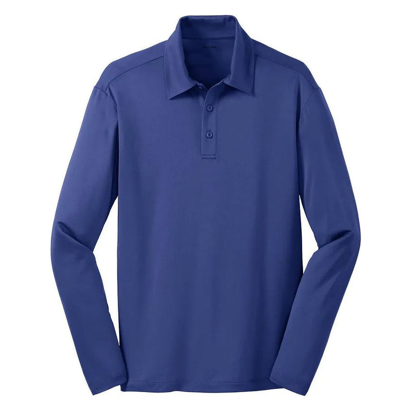 DRIEQUIP Moisture Wicking Long Sleeve Polo