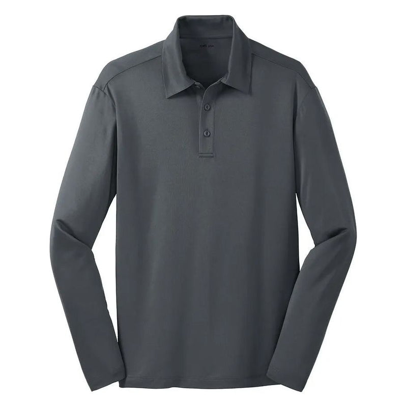 DRIEQUIP Moisture Wicking Long Sleeve Polo
