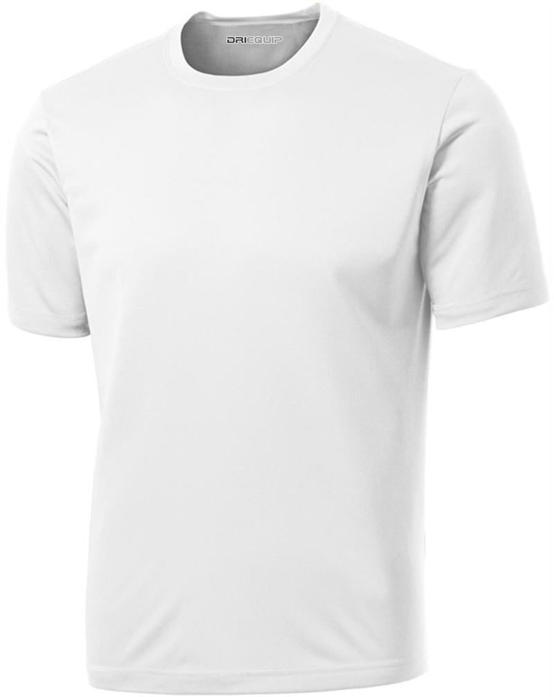 DRIEQUIP Men's Short Sleeve Moisture Wicking Athletic T-Shirts | XS-XL